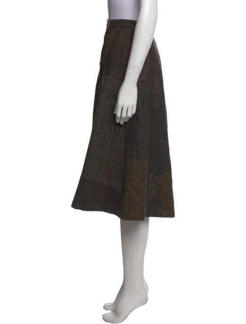 RRL & Co. Wool Midi Length Skirt