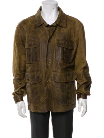 RRL & Co. Leather Utility Jacket