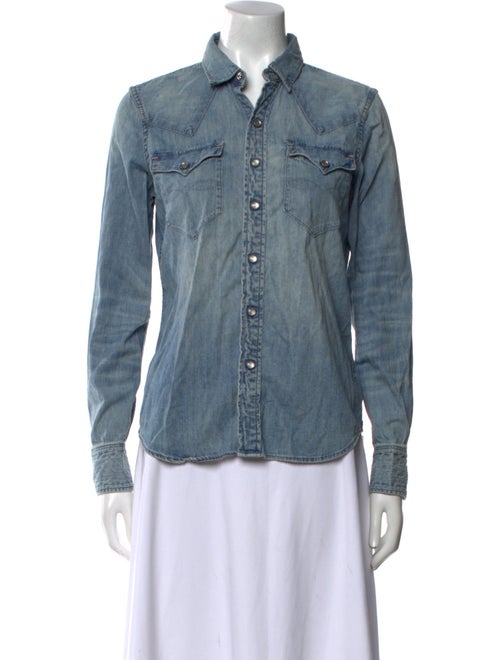 RRL & Co. Long Sleeve Button-Up Top