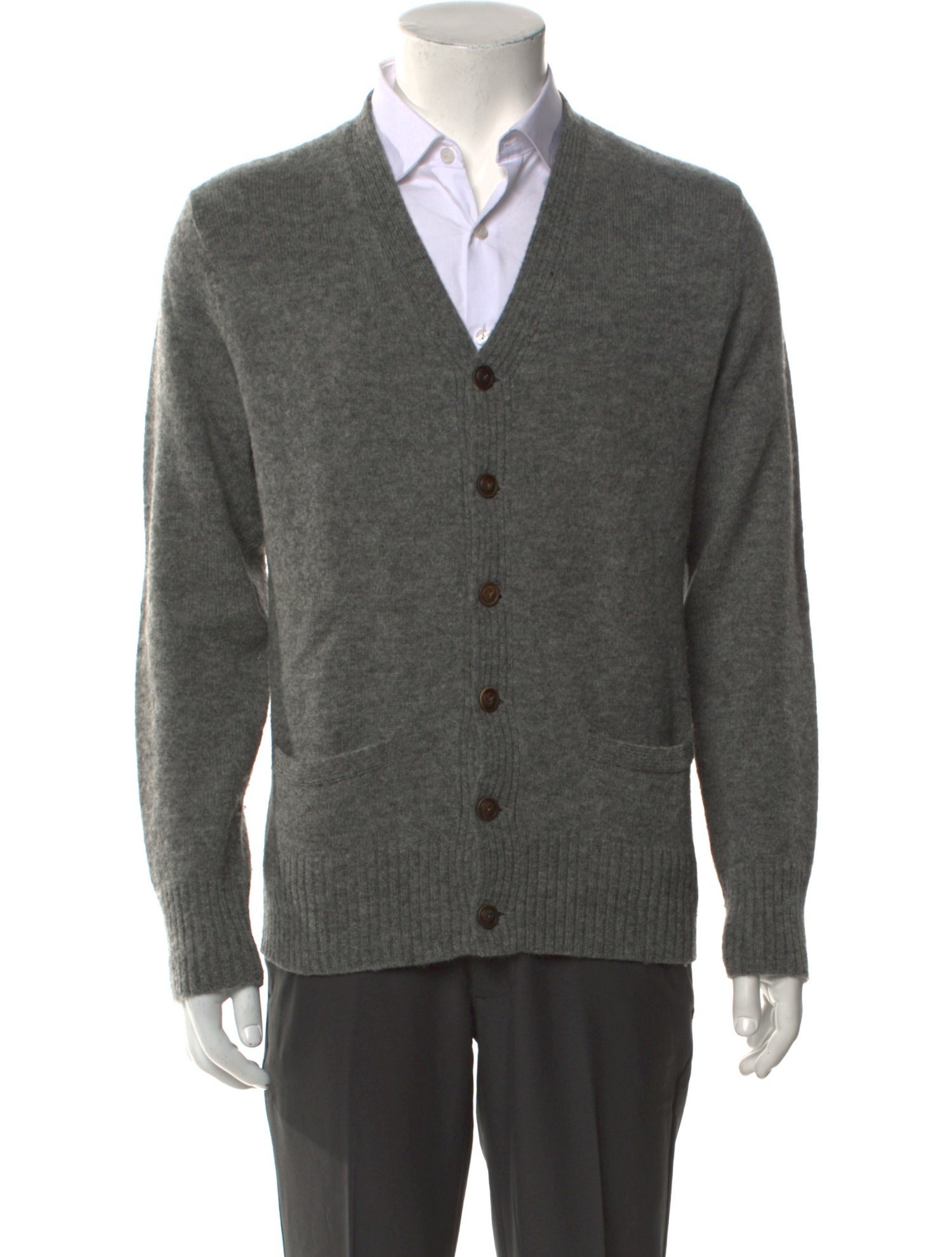 RRL & Co. Wool V-Neck Cardigan