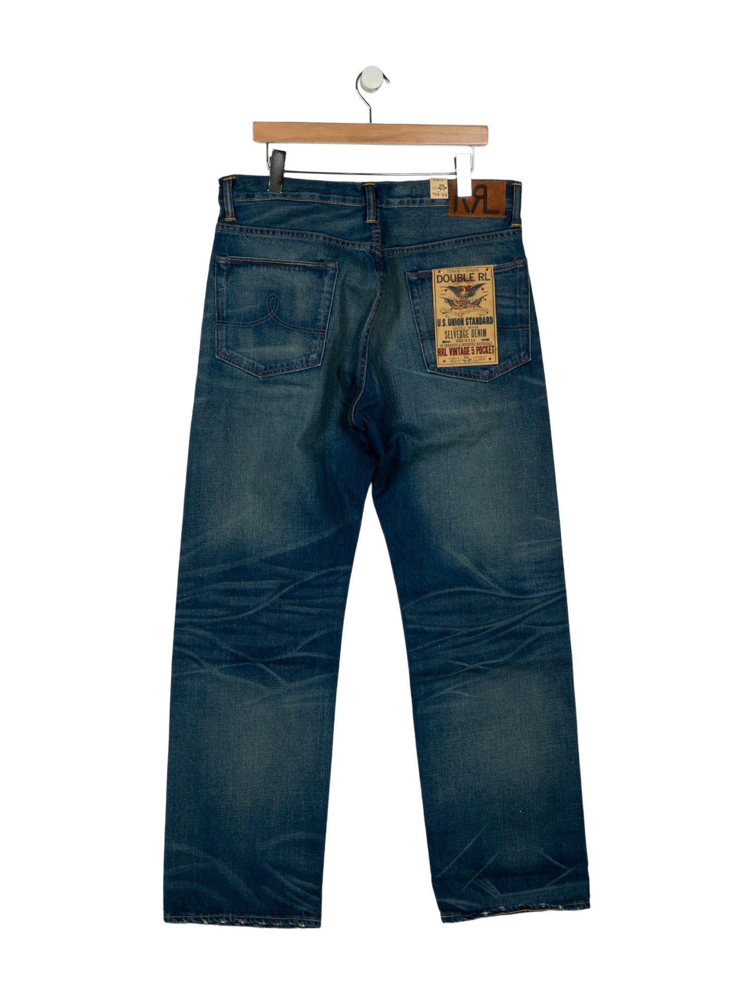 RRL & Co. Straight-Leg Jeans w/ Tags