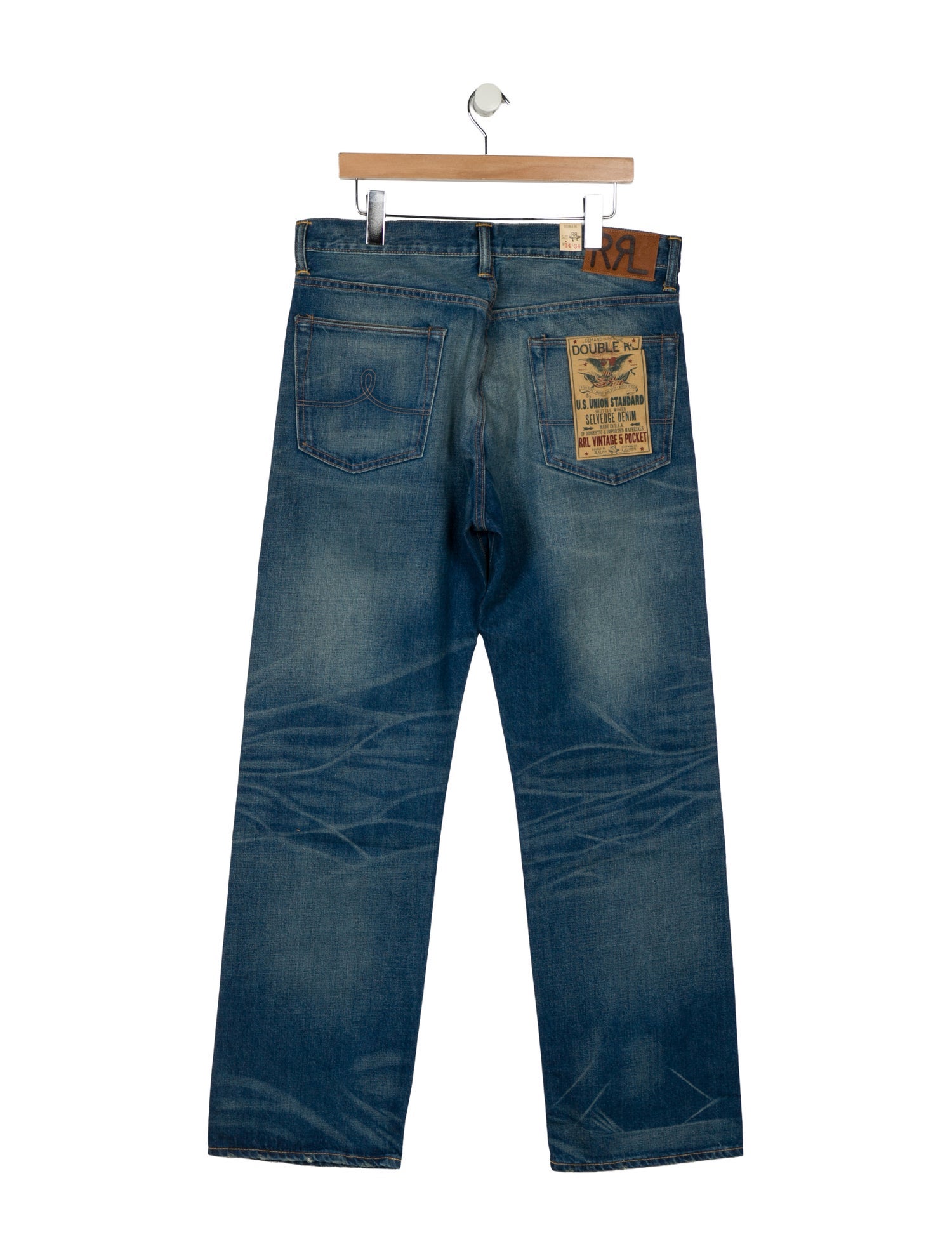 RRL & Co. Straight-Leg Jeans w/ Tags
