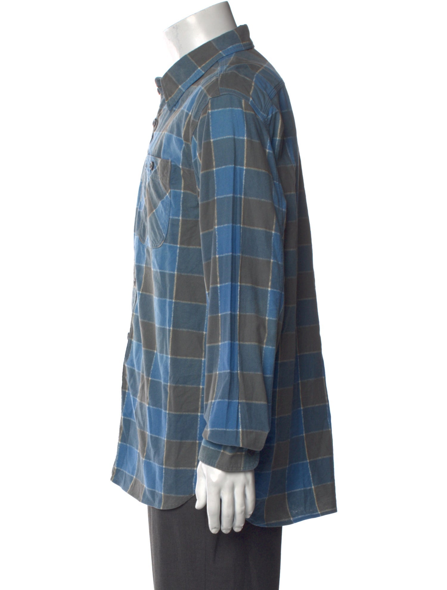 RRL & Co. Plaid Print Long Sleeve Shirt