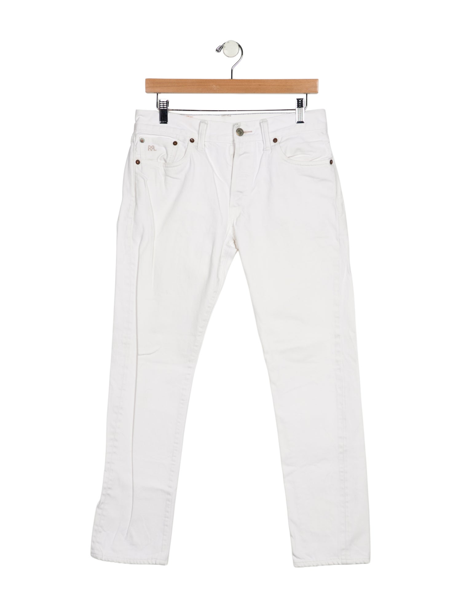 RRL & Co. High-Rise Straight Leg Jeans