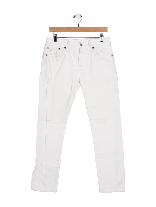 RRL & Co. High-Rise Straight Leg Jeans