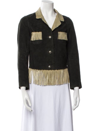 RRL & Co. Suede Biker Jacket