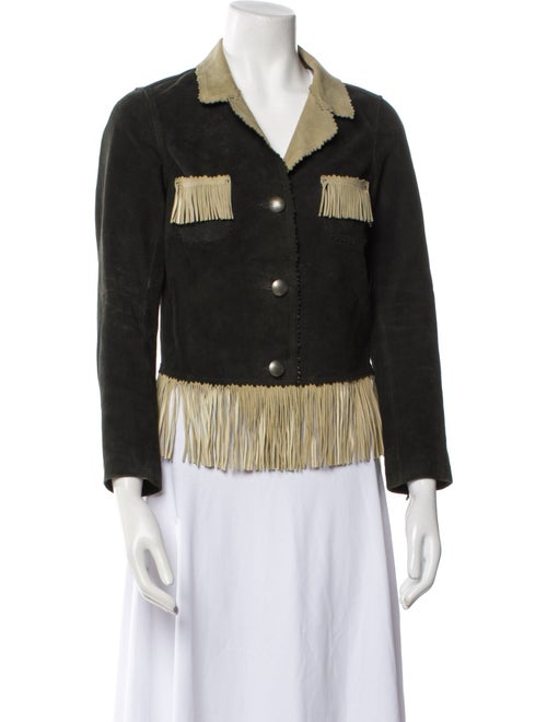 RRL & Co. Suede Biker Jacket