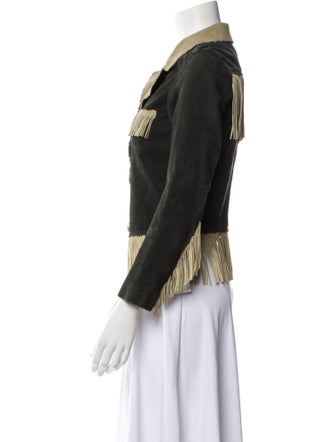 RRL & Co. Suede Biker Jacket