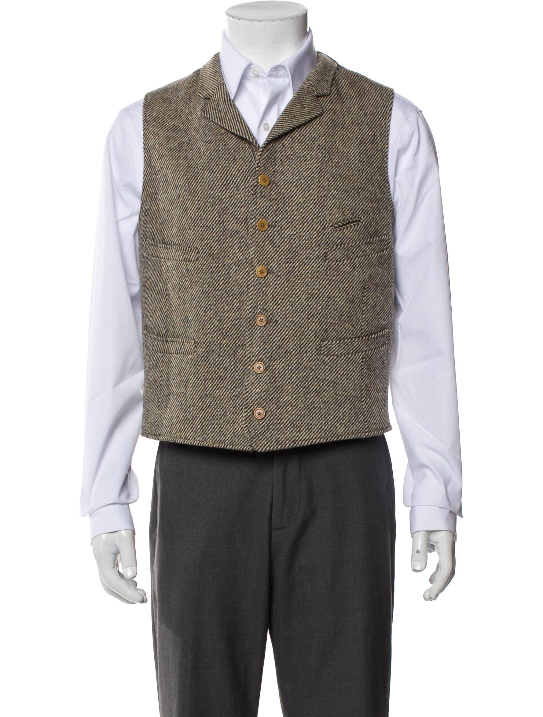 RRL & Co. Striped Suit Vest