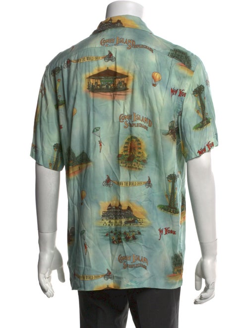 RRL & Co. Printed Short Sleeve Shirt