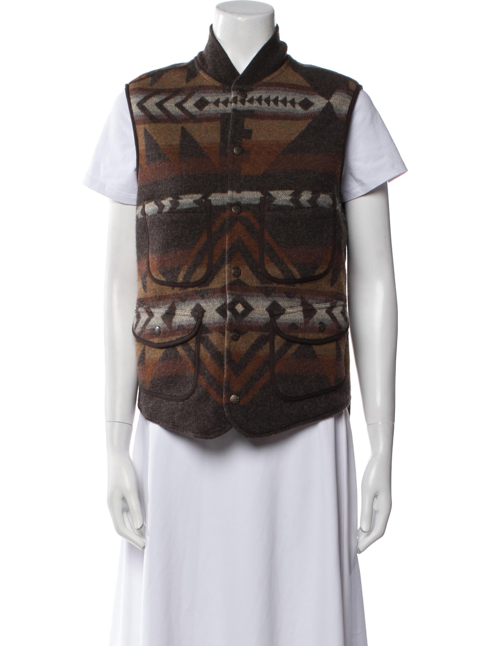 RRL & Co. Wool Printed Vest
