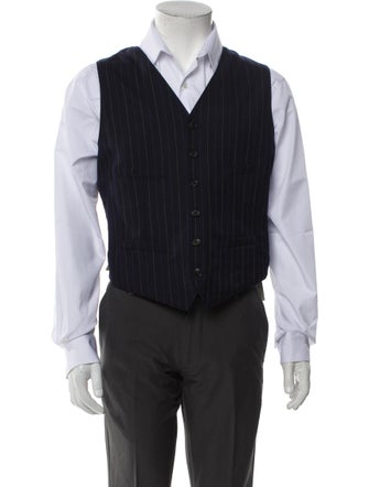 RRL & Co. Wool Striped Suit Vest