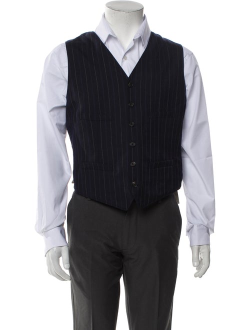 RRL & Co. Wool Striped Suit Vest
