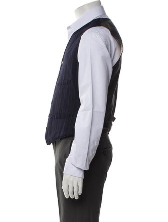 RRL & Co. Wool Striped Suit Vest