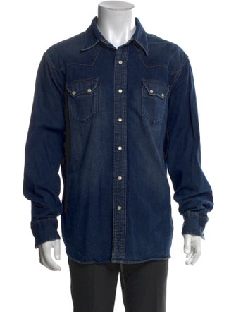 RRL & Co. Long Sleeve Denim Shirt