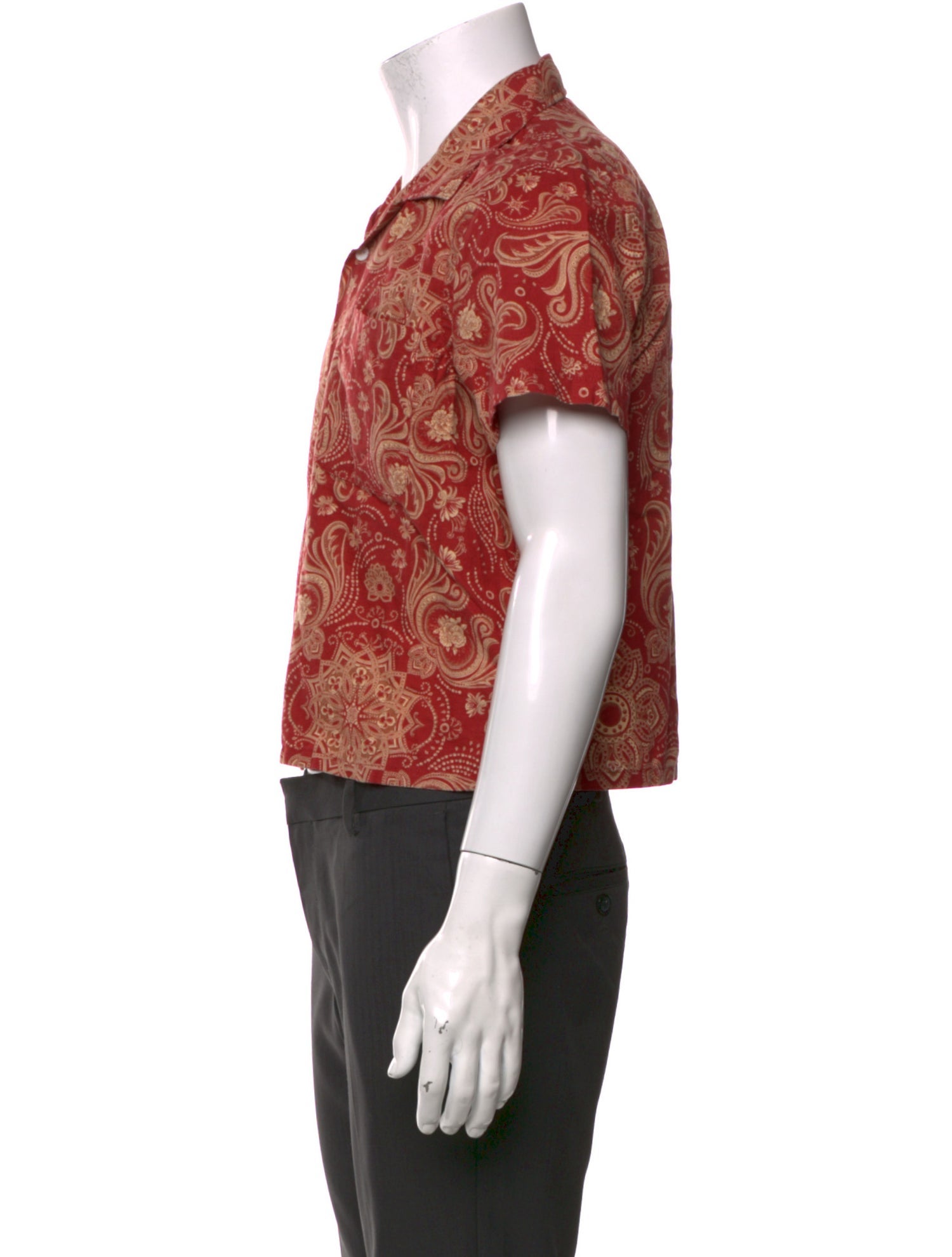 RRL & Co. Printed Short Sleeve Shirt