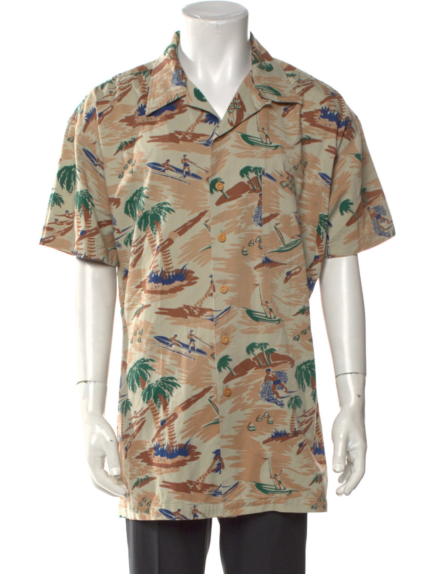 RRL & Co. Printed Long Sleeve Shirt