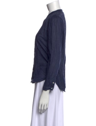 RRL & Co. Three-Quarter Sleeve Button-Up Top