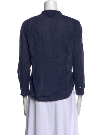 RRL & Co. Three-Quarter Sleeve Button-Up Top