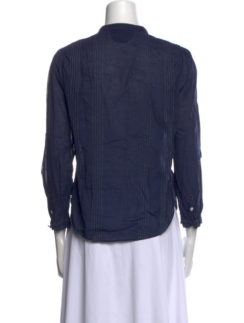 RRL & Co. Three-Quarter Sleeve Button-Up Top