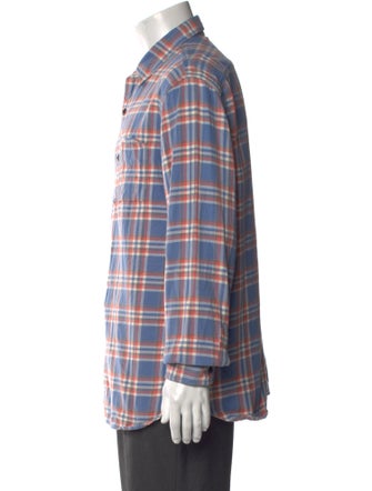 RRL & Co. Plaid Print Long Sleeve Shirt