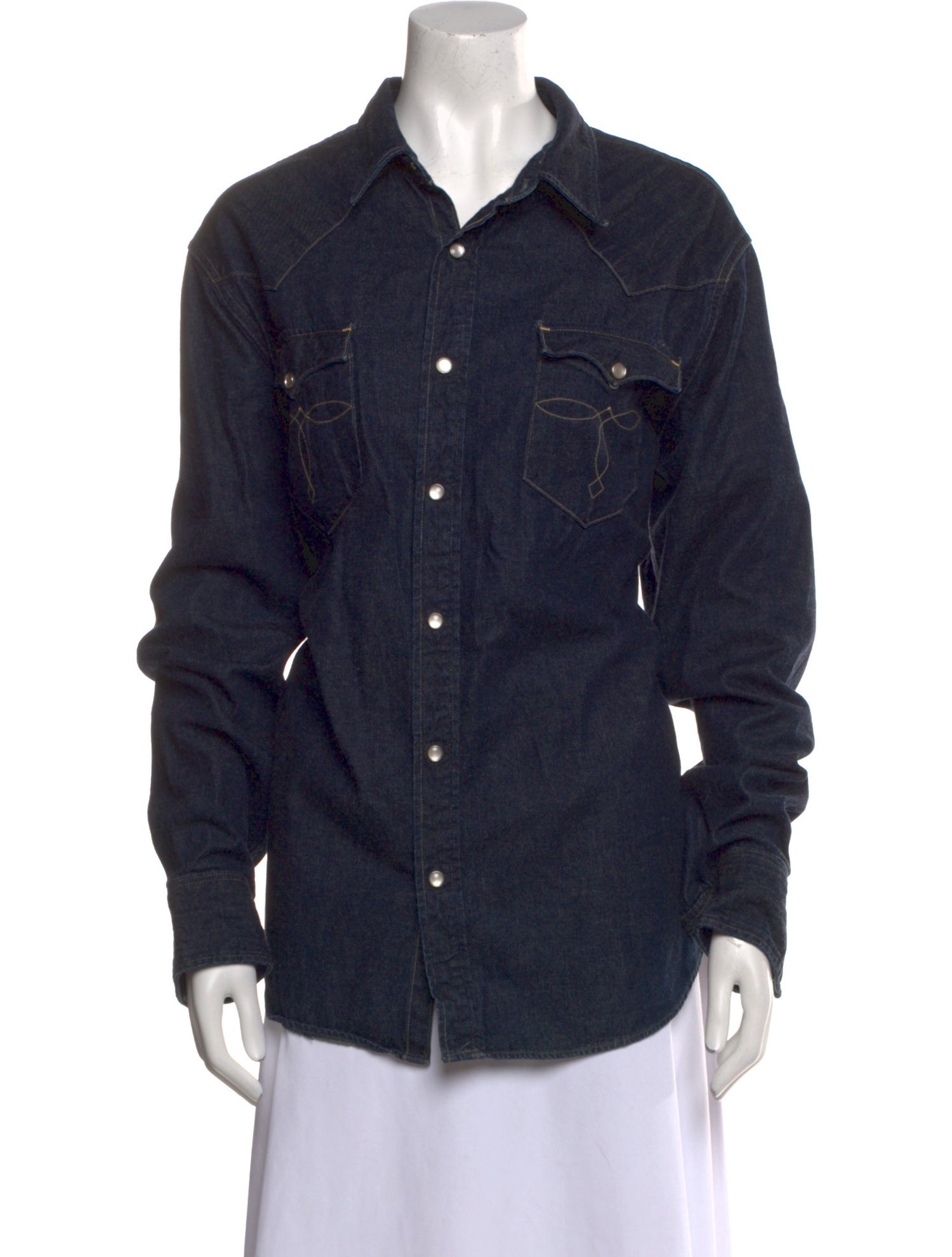 RRL & Co. Long Sleeve Button-Up Top