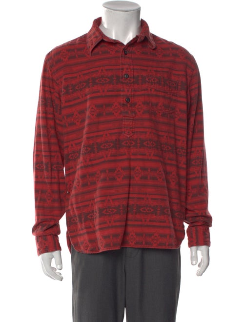 RRL & Co. Plaid Print Long Sleeve Shirt