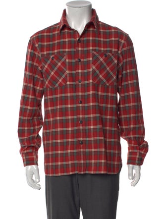 RRL & Co. Plaid Print Long Sleeve Shirt