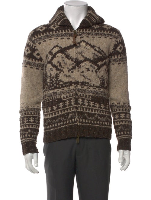 RRL & Co. Wool Printed Cardigan