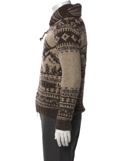 RRL & Co. Wool Printed Cardigan