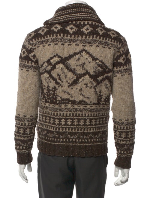 RRL & Co. Wool Printed Cardigan