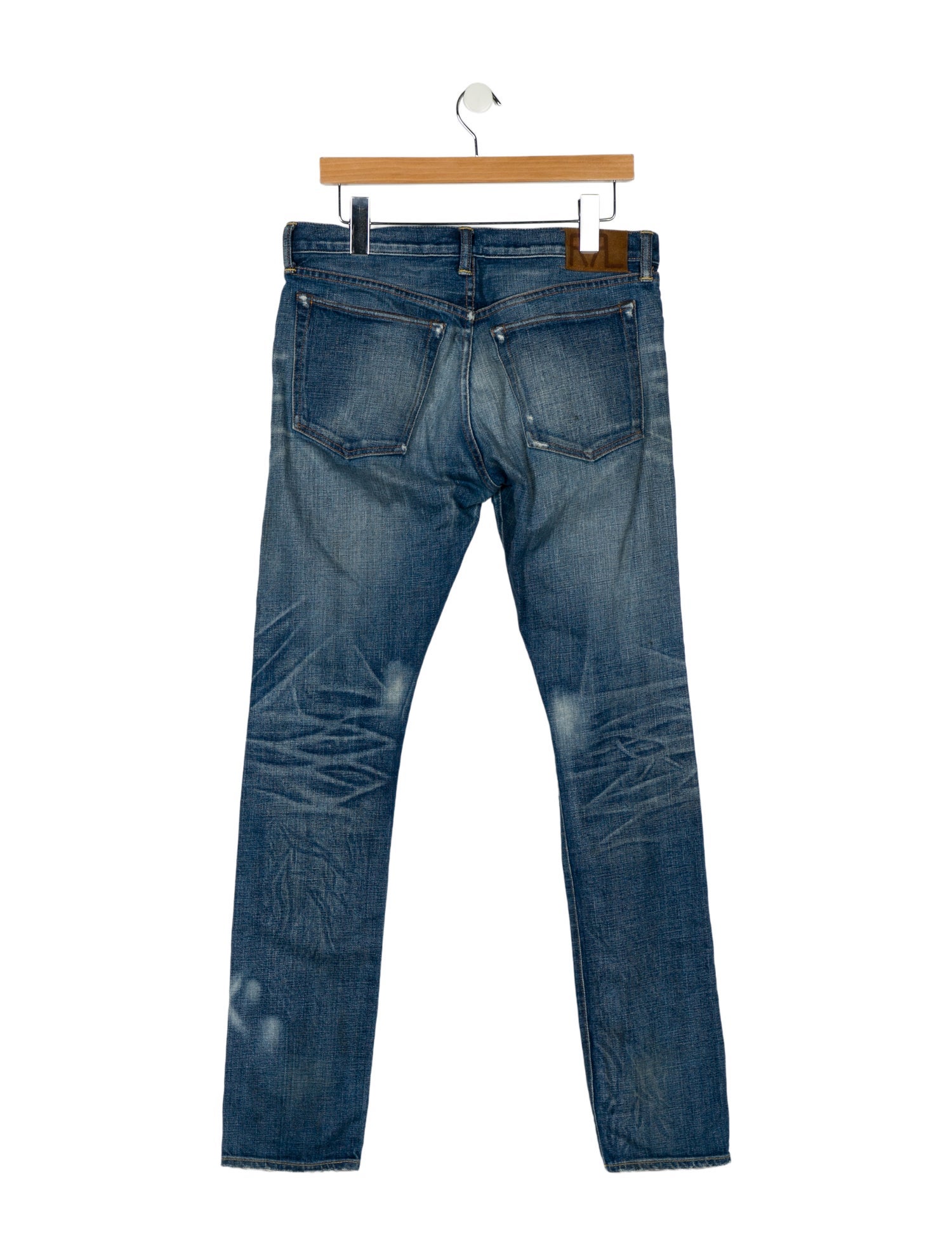 RRL & Co. Mid-Rise Straight Leg Jeans