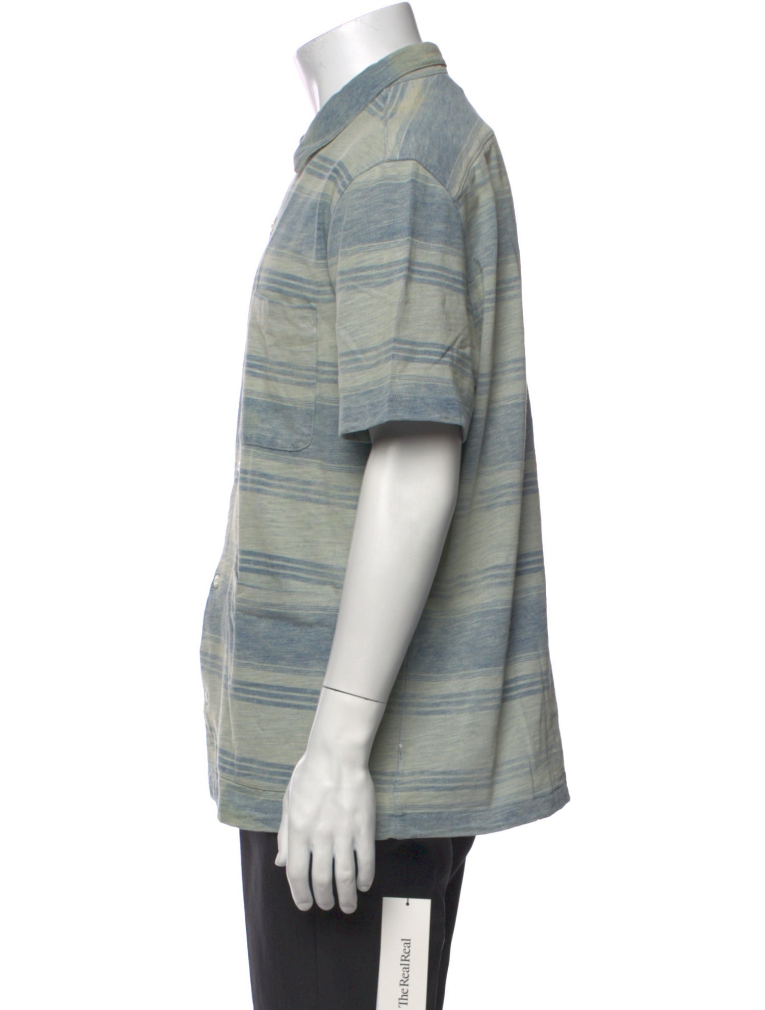 RRL & Co. Striped Short Sleeve Shirt w/ Tags