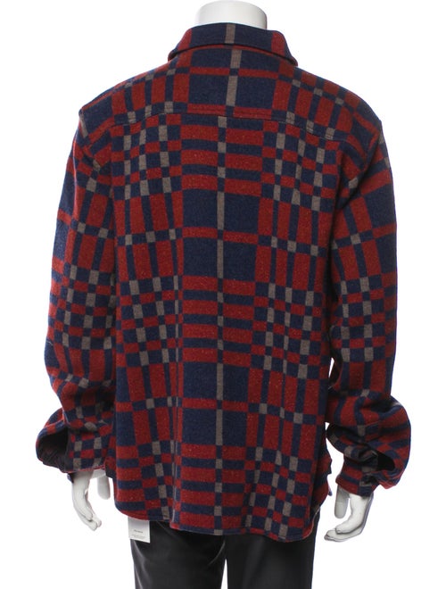 RRL & Co. Wool Plaid Print Trucker Jacket