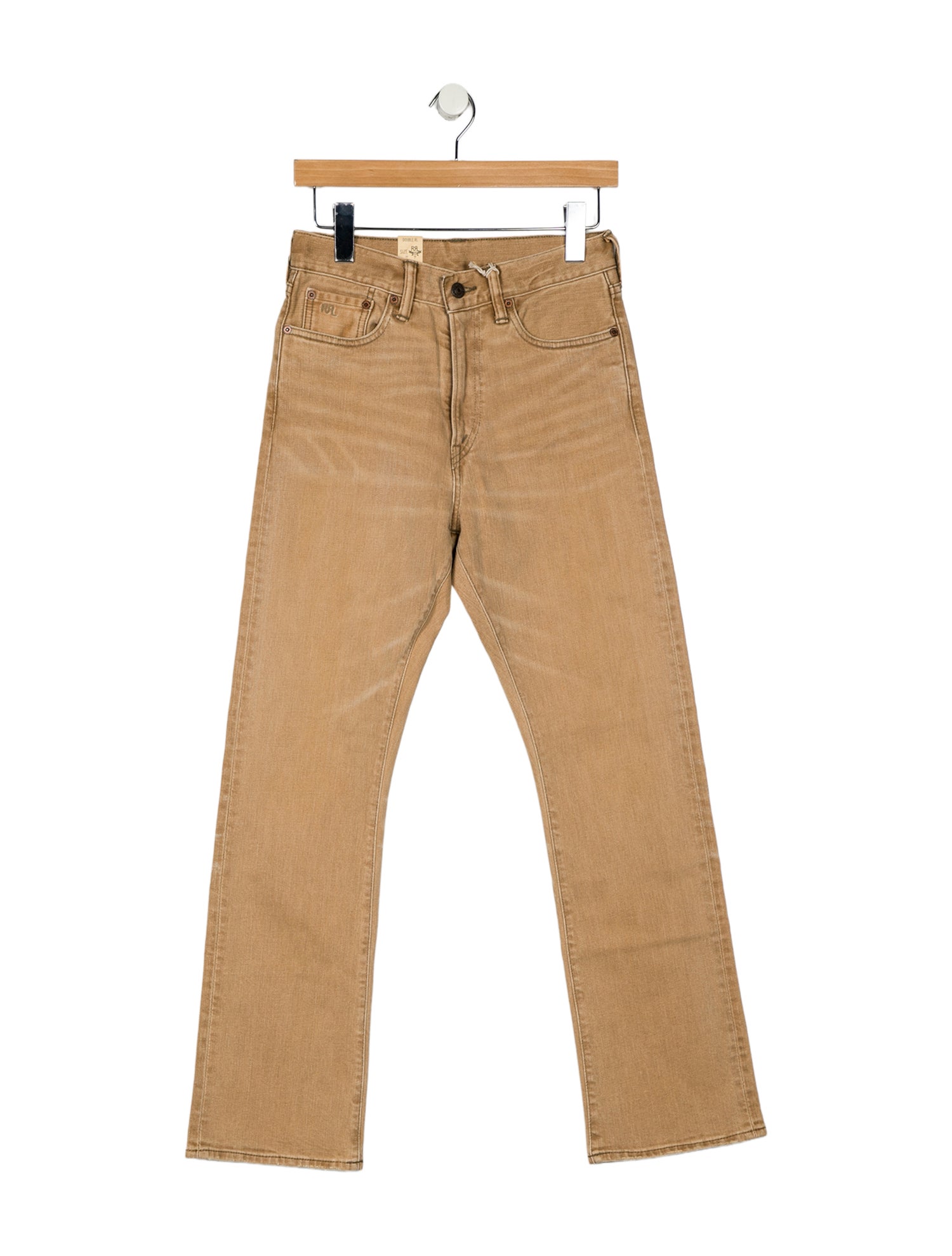 RRL & Co. High-Rise Straight Leg Jeans