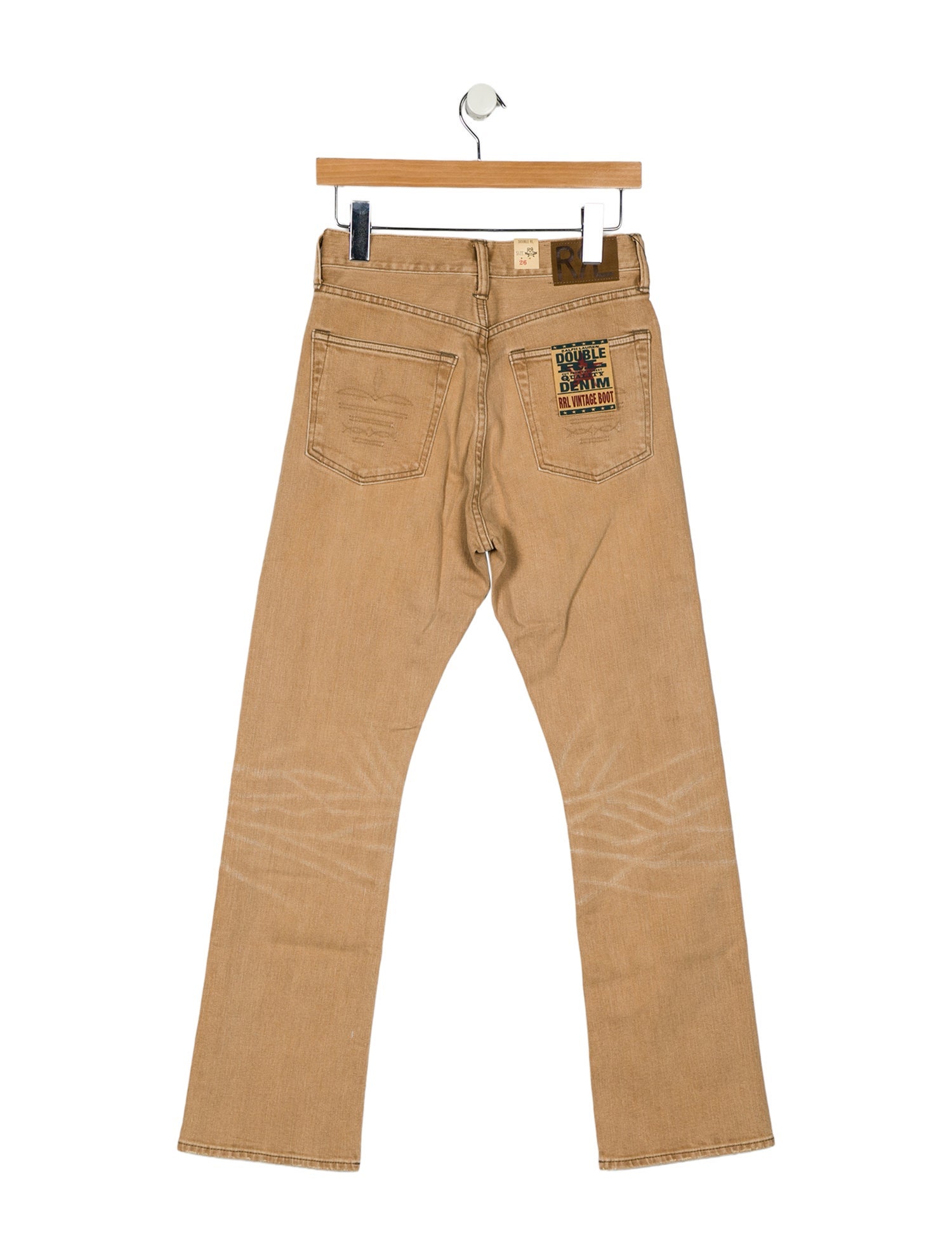 RRL & Co. High-Rise Straight Leg Jeans