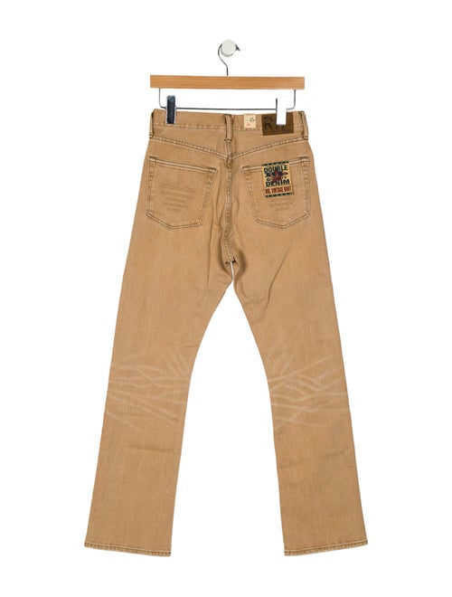RRL & Co. High-Rise Straight Leg Jeans