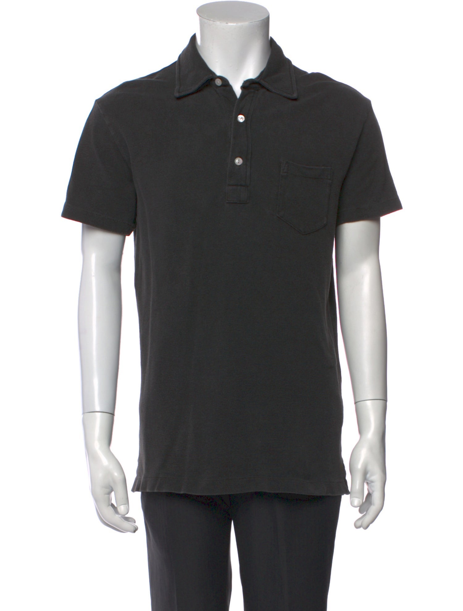 RRL & Co. Collar Short Sleeve Polo Shirt