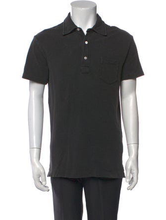 RRL & Co. Collar Short Sleeve Polo Shirt