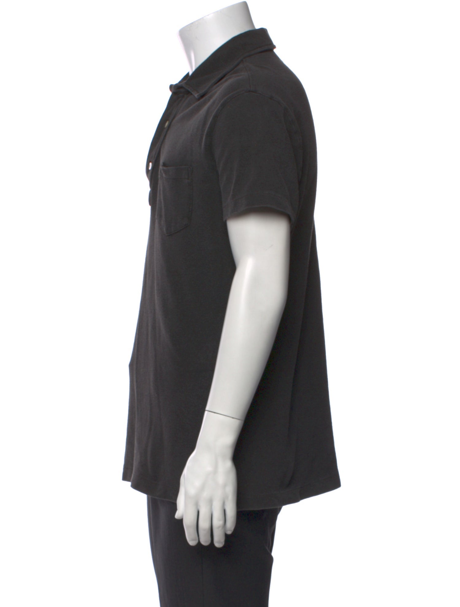 RRL & Co. Collar Short Sleeve Polo Shirt