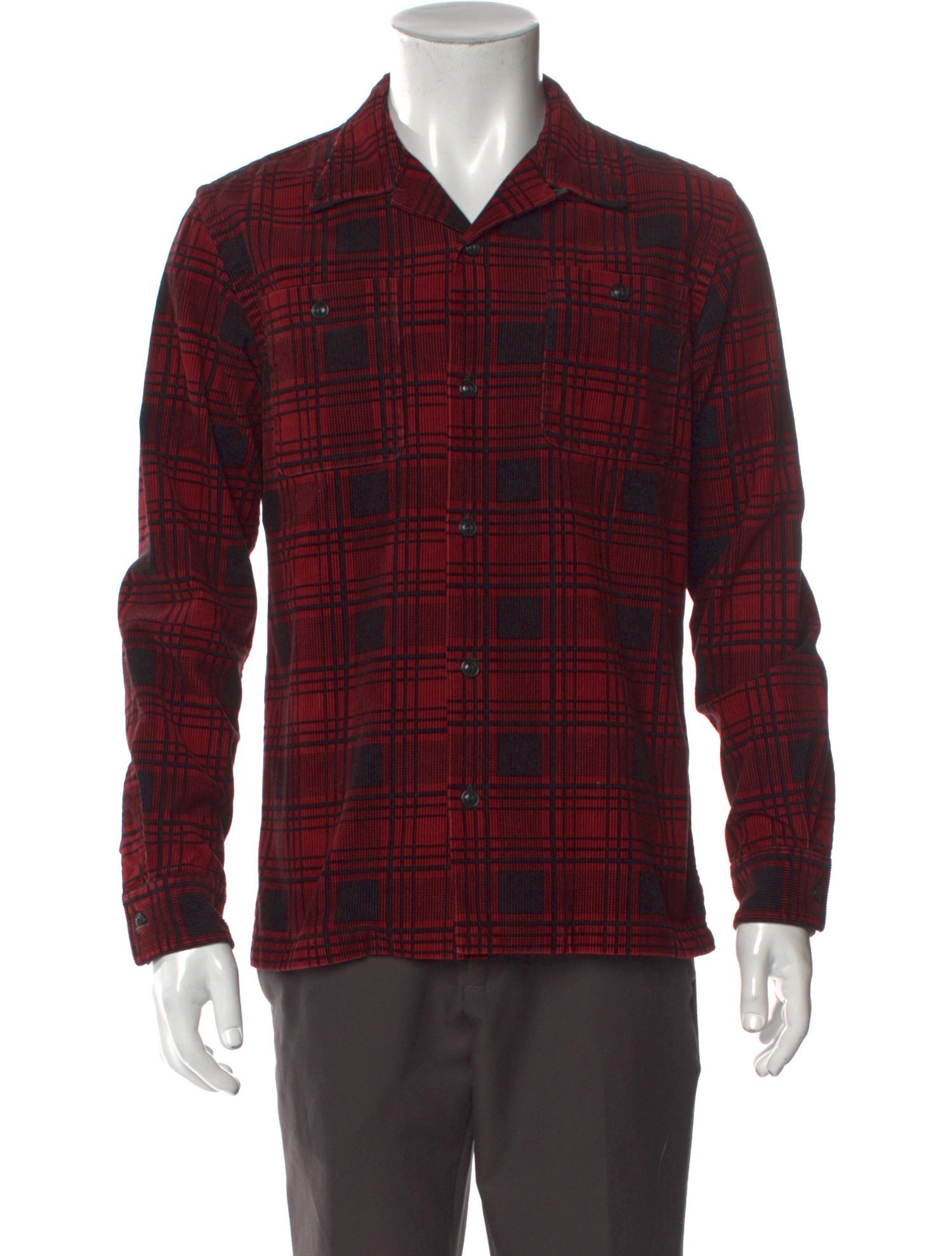 RRL & Co. Plaid Print Long Sleeve Shirt
