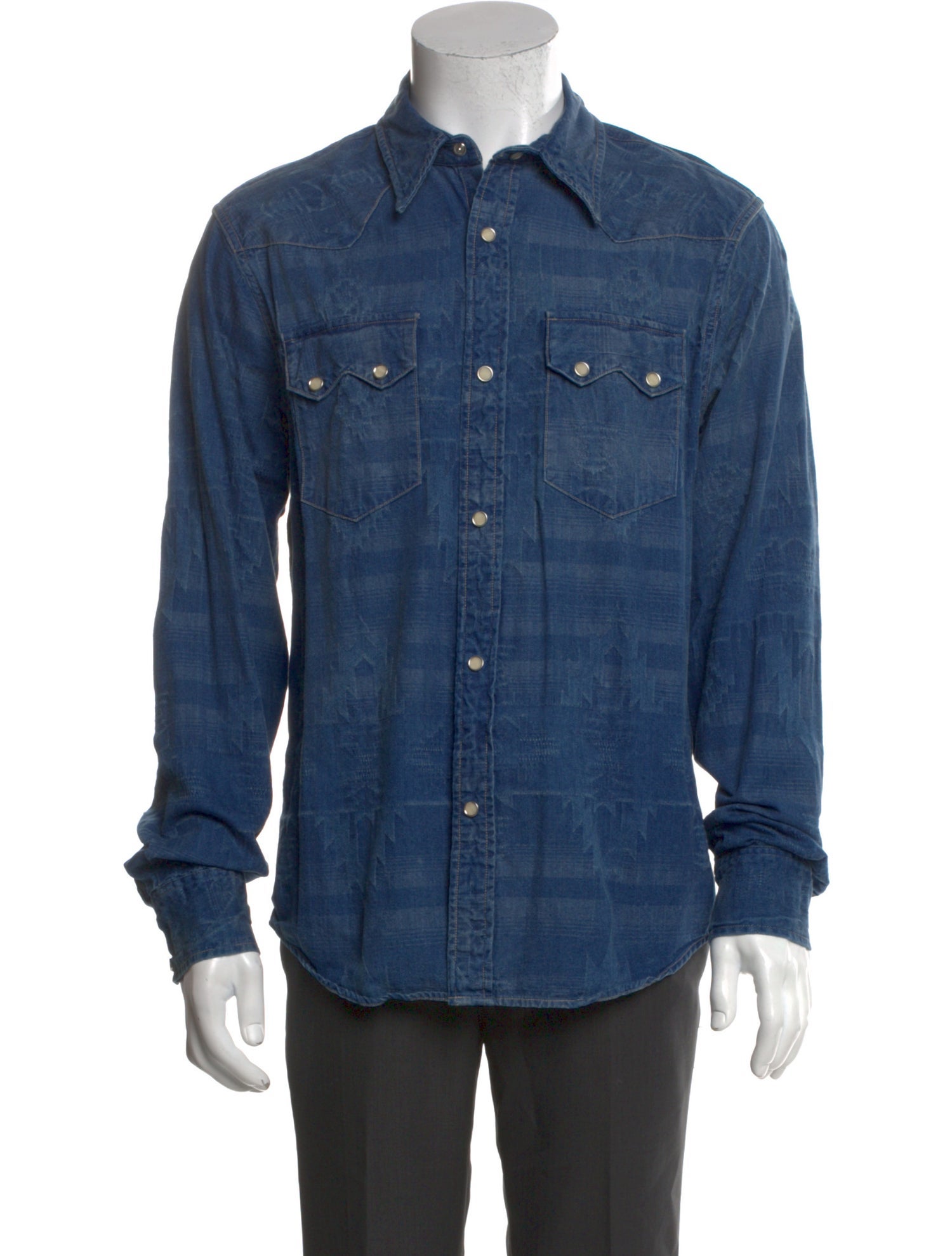 RRL & Co. Long Sleeve Denim Shirt