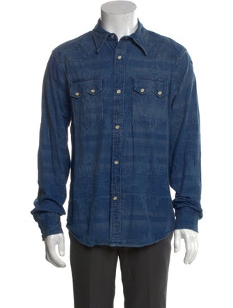 RRL & Co. Long Sleeve Denim Shirt