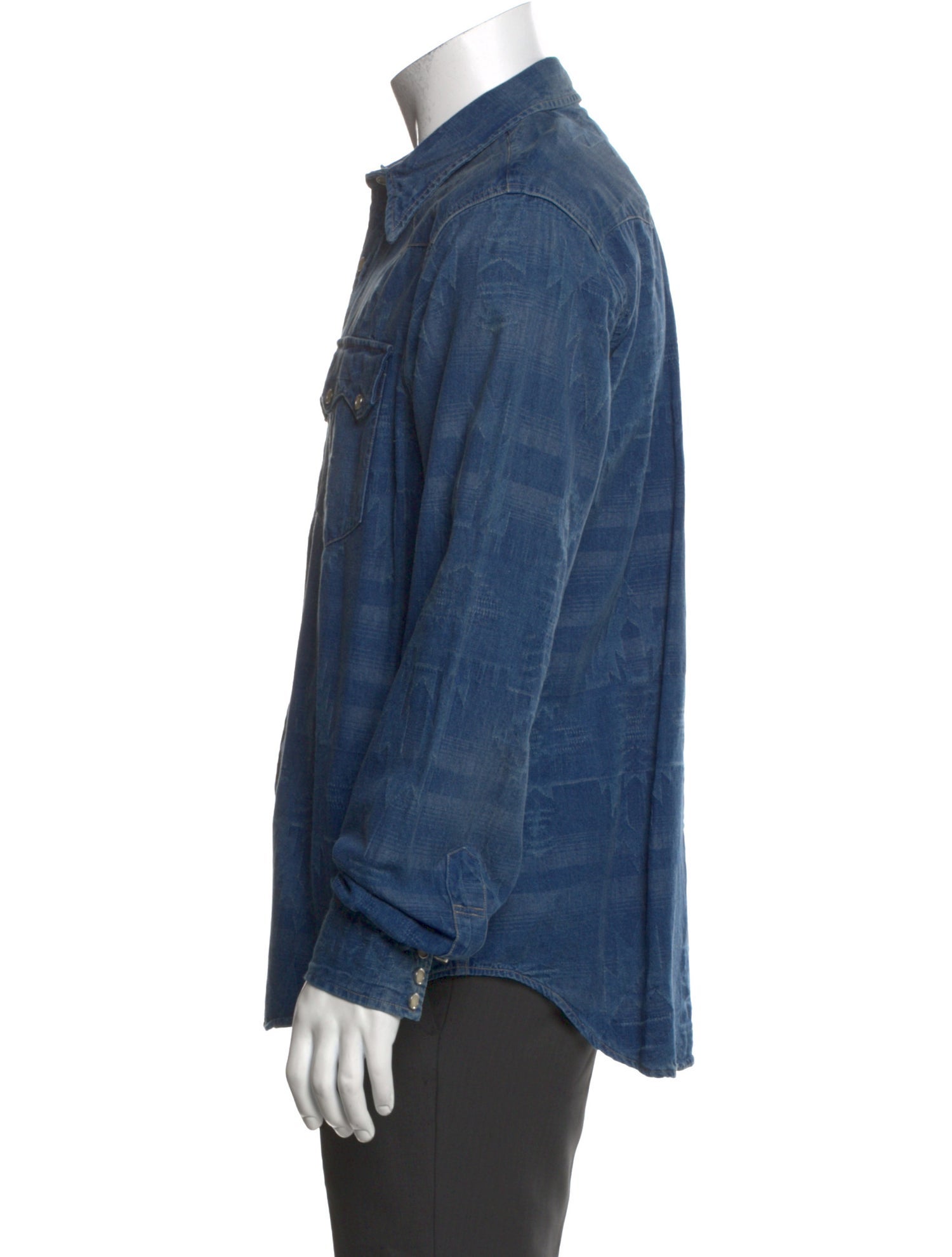 RRL & Co. Long Sleeve Denim Shirt