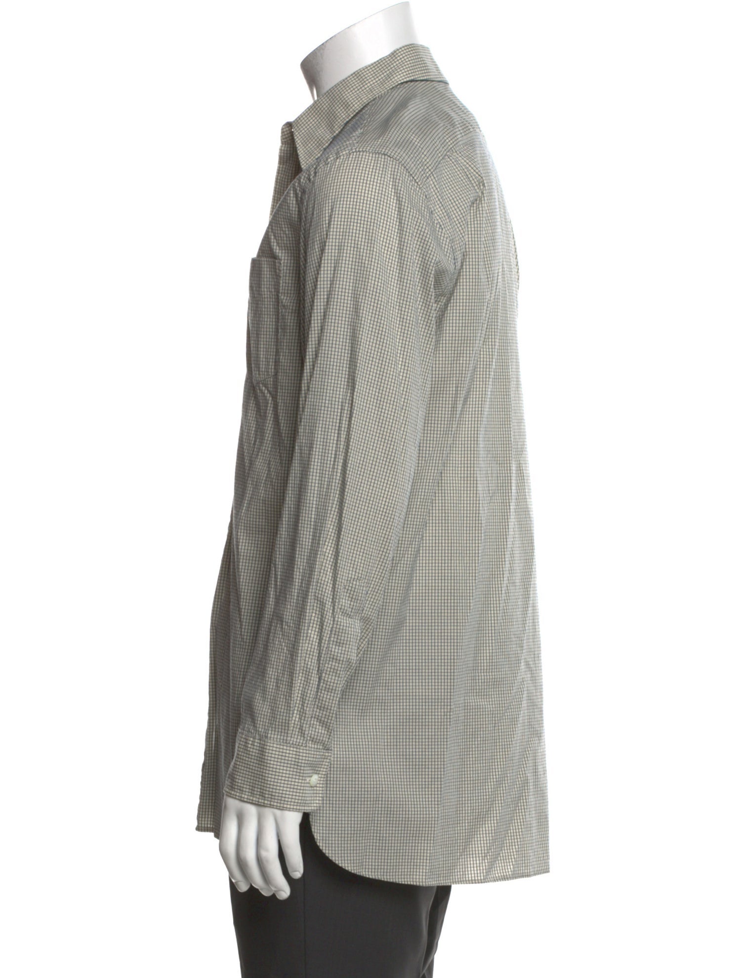 RRL & Co. Houndstooth Print Long Sleeve Shirt