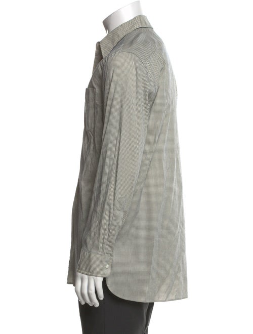 RRL & Co. Houndstooth Print Long Sleeve Shirt