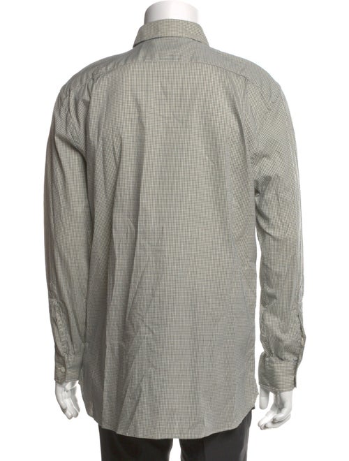 RRL & Co. Houndstooth Print Long Sleeve Shirt