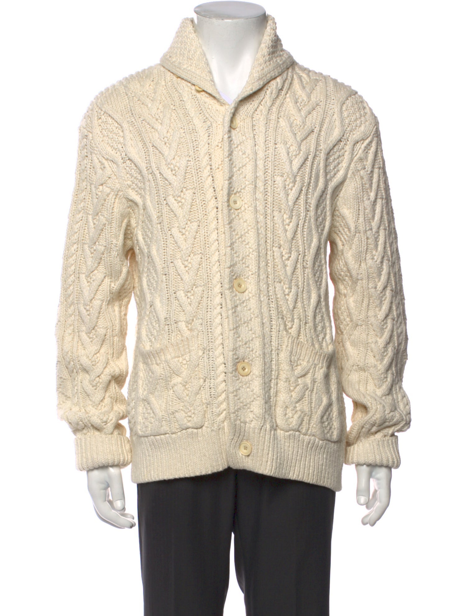 RRL & Co. Mock Neck Long Sleeve Cardigan