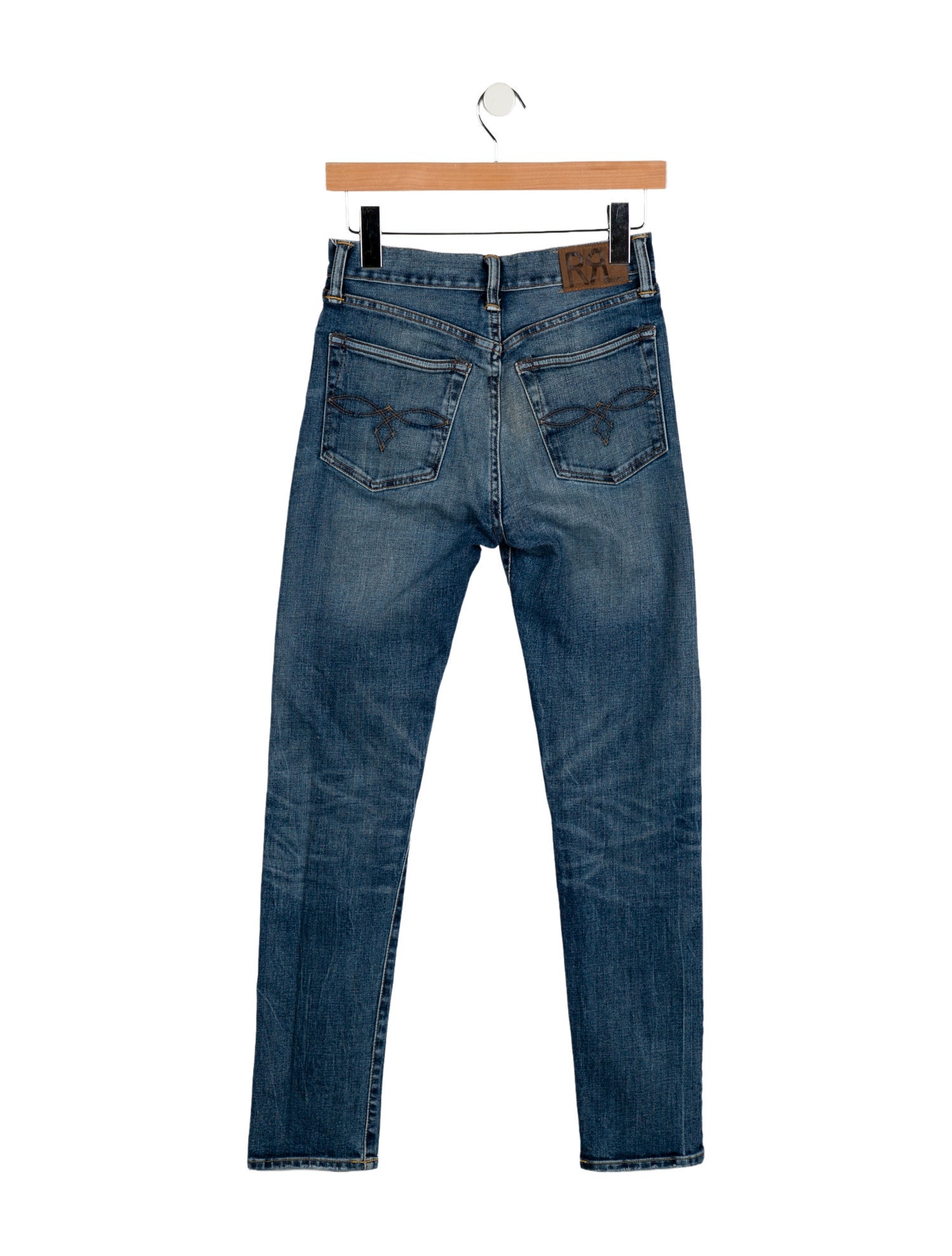 RRL & Co. Mid-Rise Skinny Leg Jeans