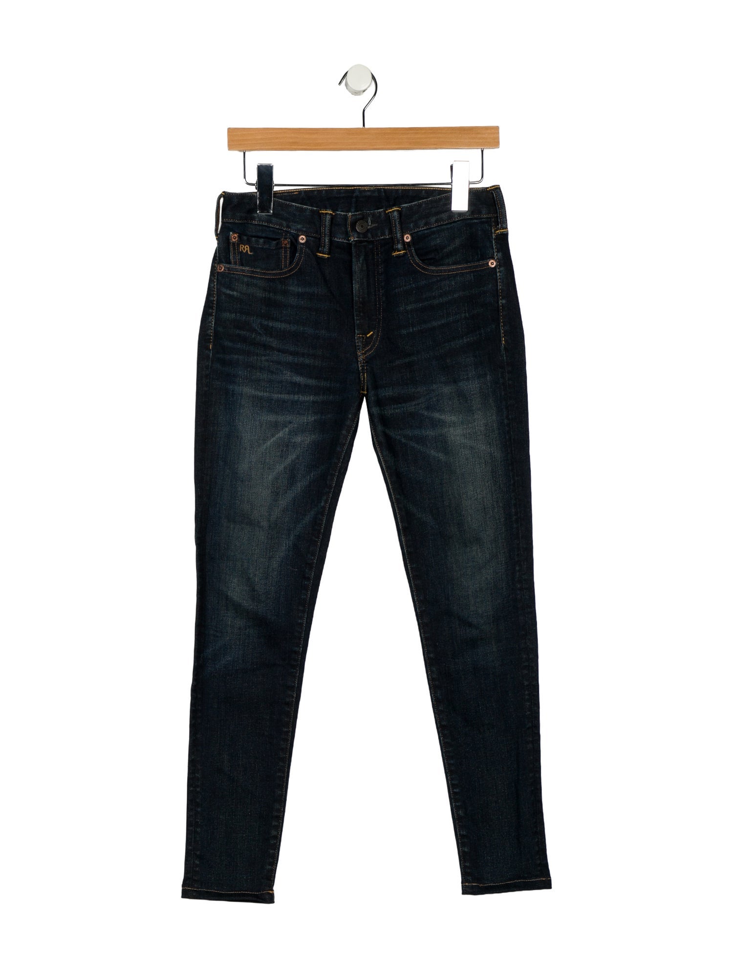 RRL & Co. Mid-Rise Skinny Leg Jeans